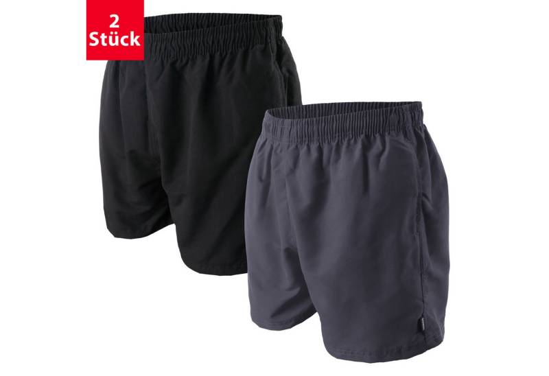 OAHOO Badehose Herren Badeshorts (2 Stück) mit Mesh-Futter und Taschen von OAHOO
