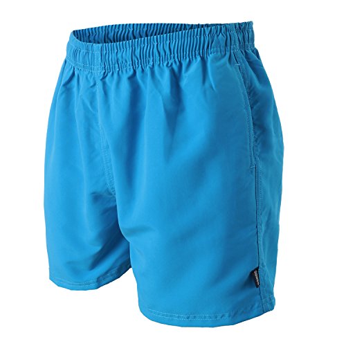 OAHOO Herren Badeshorts (1 Stück) Badehose mit Mesh-Futter und Taschen - Blau L von OAHOO