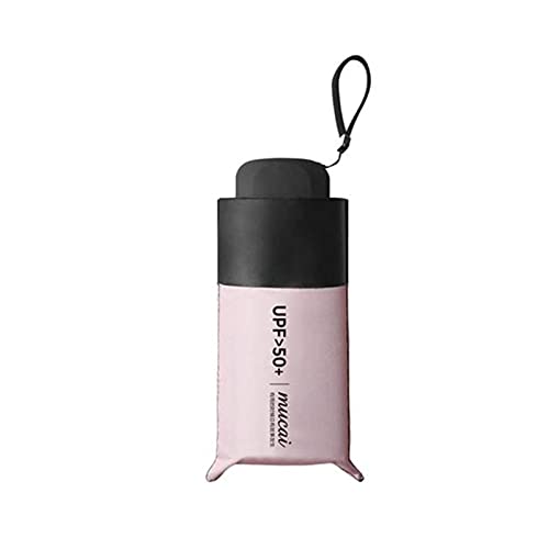 OAICIA Regenschirm Sturmfest Klein Taschenschirm Windfest UV Schutz Ultraleicht Regenschirm Faltbar Robust Mini Umbrella für Herren,Kinder,Damen - Rosa von OAICIA
