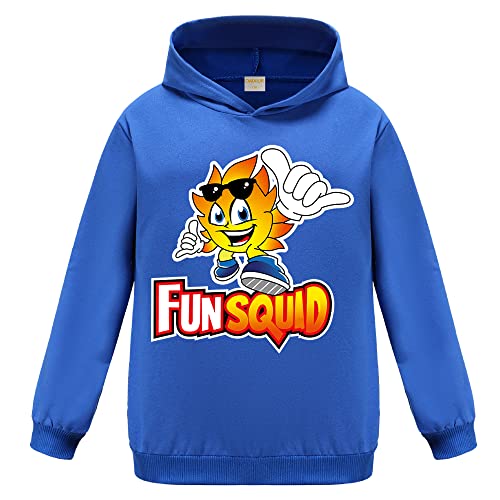 OAIXIUR Fun Squad Merch Sweatshirts 2021 Mode Baumwolle Hoodies für Jungen Mädchen, Dodger blau, 7-8 Jahre von OAIXIUR