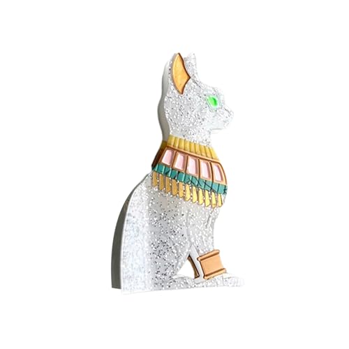 Ästhetische Ägyptische Katzen Haarklauen Clip Starke Haare Clip Acetat Pferdeschwanzhalter Frauen Mädchen Freizeithaarzubehör von OAJABBGE