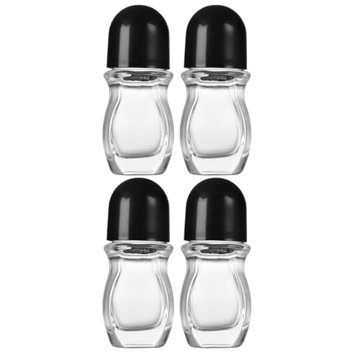 Aufsichtsfängeln Klare Glasflaschen Praktischer Behälter Für Flüssigkeiten Ätherische Ölpraxiskoffer Für Frauen Organisiert von OAJABBGE