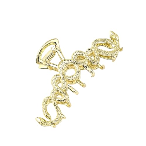 Ausgehöhlte Schlangenhaarklauen Clip Für Chinesisches Neujahr Festival Thema Haarklaue Klemme Nicht Slip Hair Grip Frauen Haarschmuck von OAJABBGE