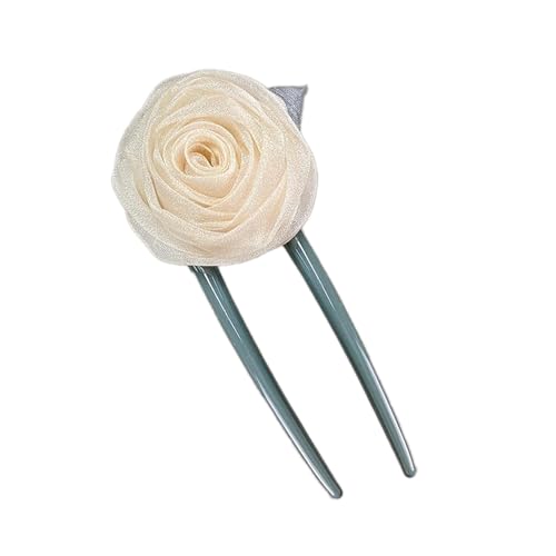 Camellia Flower Hair Clip 3d Blumenhaarkrallen Klauen Klippen Nonslip Blumen Haarnadel Dekorative Haarzubehör Für Frauen Mädchen von OAJABBGE