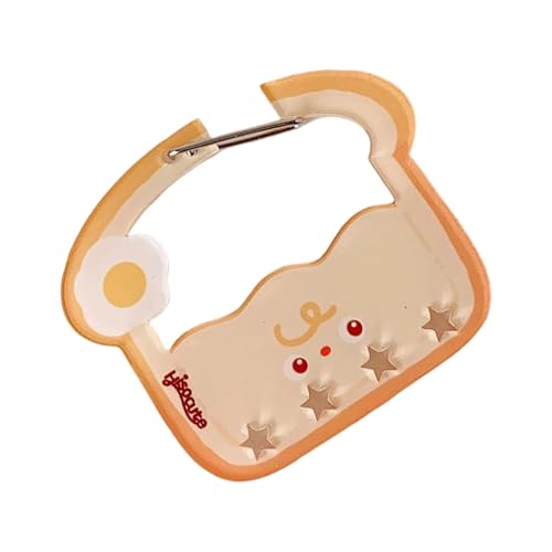 Cartoon Burger Und Chips Carabiner Clip Mit Sicherem Fashion Schlüsselbundschlüsselhalter Für Tägliche Essential Acryl Carabiner Clip Für Schlüssel Und Taschen von OAJABBGE