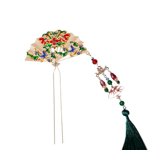 Chinesisch Barrette Traditionelle Haarnadel Traditionelle Quasten Chinese Hair Clip Girl Cosplay Haarschmuck von OAJABBGE