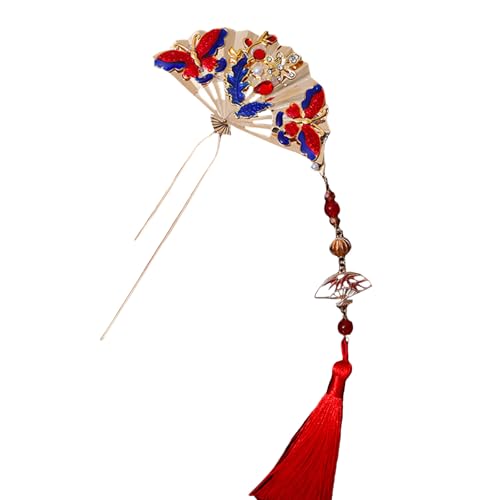 Chinesisch Barrette Traditionelle Haarnadel Traditionelle Quasten Chinese Hair Clip Girl Cosplay Haarschmuck von OAJABBGE