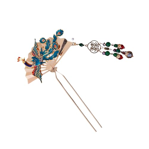 Chinesisch Barrette Traditionelle Haarnadel Traditionelle Quasten Chinese Hair Clip Girl Cosplay Haarschmuck von OAJABBGE