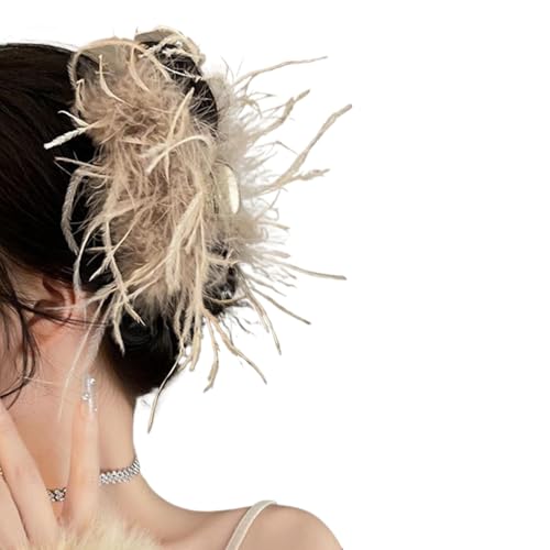 Einzigartige 1920er Jahre Großer Haarklauen Clip Ponytail Klaue 1920er Haarhalter Barrettes Haarschmuck Haar Ornamente von OAJABBGE