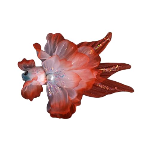 Eleganter Fisch Glitzer Stilvoller Form Haarnadel Balletcore Haarclip Flat Clip Balletcore Retro Haarnadel von OAJABBGE