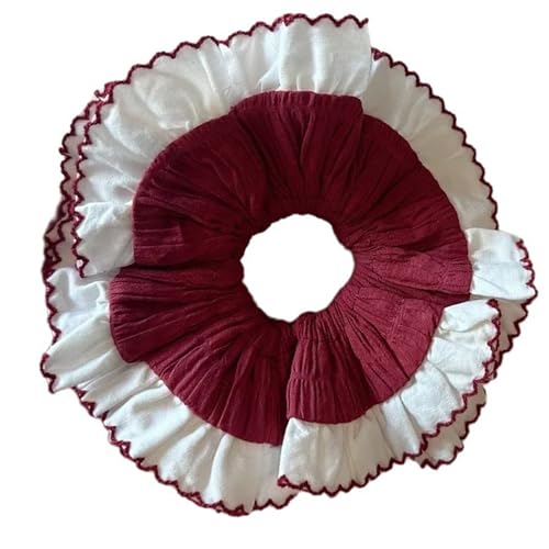 Elegantes Spitzen Haargummi Für Mädchen Und Frauen Mehrschichtiges Haar Elastische Spitze Französische Kopfbedeckung Haar Styling Bänder von OAJABBGE