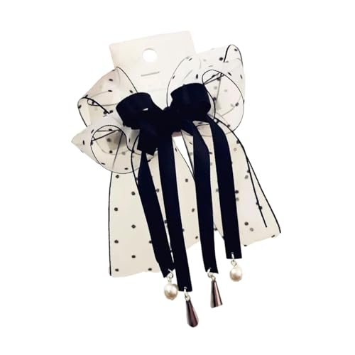 Fashion Ribbon Baw Hair Accessoires Mit Perlen Haarclip Haardekoration Haarstücke Für Partys Und Abschlussball Anlass von OAJABBGE