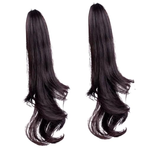 Frauen Perücken Hochtemperaturfaser Perücken Clip In Lockiger Pferdeschwanz Mit Entzückender Detail Trend Clip In Pferdeschwanz Frauen Perücken Hochtemperaturfaser Perücken Clip In Lockiger Pferdeschwanz Mit Entzückender Detail Trend Clip In Pferdeschwanz von OAJABBGE