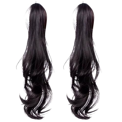 Frauen Perücken Hochtemperaturfaser Perücken Clip In Lockiger Pferdeschwanz Mit Entzückender Detail Trend Clip In Pferdeschwanz von OAJABBGE