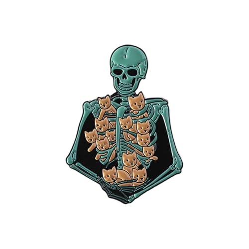 Fun Novelty Katzen Schädel Pin Launisch Cartoon Design Glatt Benutzerfreundliche Leichtmetallschmuck Geschenk Für Haustierliebhaber Cartoon Halloween Cats Brosche Brosche Fun Novelty Katzen Schädel Pin Launisch Cartoon Design Glatt Benutzerfreundliche Leichtmetallschmuck Geschenk Für Haustierliebhaber Cartoon Halloween Cats Brosche Brosche von OAJABBGE