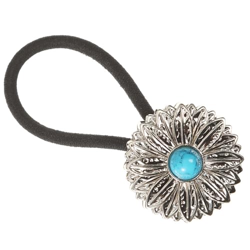 Geschnitzte Blumenhaarkrawatte Für Frauen Haarringe Skinny Drückungen Einfaches Haar Seil Haarbinden Pferdeschwanzhalter Easy Hairstyling von OAJABBGE