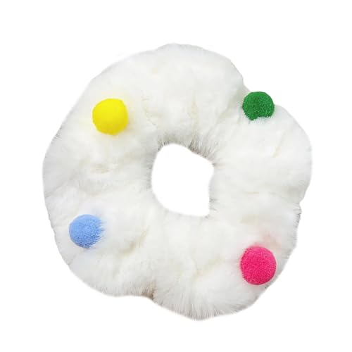 Hair Scrunchie Für Frauen Und Kinder Plüsch Bowknot Hair Bands Süßer Pferdeschwanzhalter Für Tägliche Verwendung Von Haarstylingzubehör von OAJABBGE
