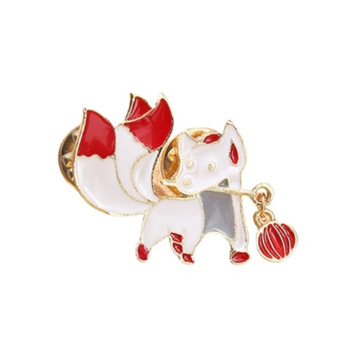 Japanische Tierbrosche Mit Rotem Ahornblatt Legierung Legelnadel Für Frauen Blumendesign Für Jacken Hüte Und Schals Vielseitige Hutdekoration von OAJABBGE