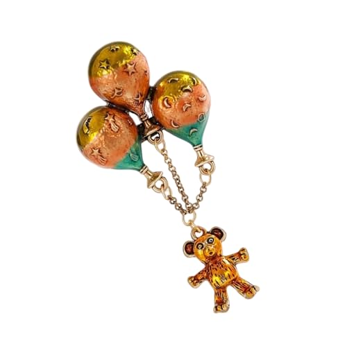 Jugendliche Ballon Themenstier Pin Brosche Abzeichen Mit Flexibler Quastenbewegung Für Kreative Outfit Pairing Legierungs Tierbrosche Für Frauen von OAJABBGE