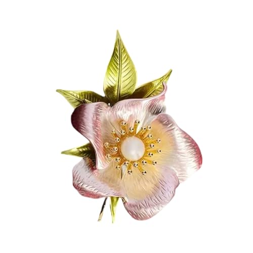 Leichte Blumenbrosche Mit Sicherem Stift Mit Zarten Blumendetails Vielseitiger Accessoire Schmuck Eleganter Blumenschmuck von OAJABBGE