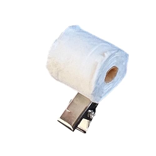 Leichtes Gewicht Toilettenpapier Haarclip Elegante Damen Haarschleifthäuse Face Haipin Feier Haarzubehör von OAJABBGE