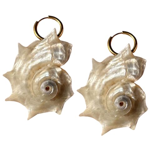Marine Inspirierte Spiralen Schale Ohrringe Leichter Komfort Fit Stylish Tägliches Accessoire Unisex Bolzen Ohrringe Vielseitige Spiralen Ohrhörer Ohrhörer von OAJABBGE