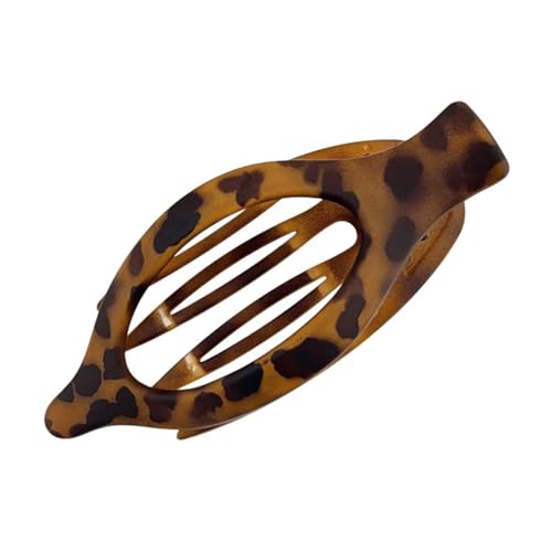 Matte Farbe Flachhaarclip Einfacher Oval Klauen Clip Frauen Mädchen Seite Bangs Barrette Barrette von OAJABBGE