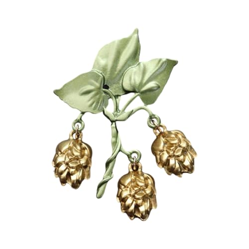 Metal Brosch Pflanze Kleidung Schmuck Schmuck Accessoire Legierung Textur Angemessene Hemden Und Rucksack Deokrating Vintage Plant Brosche von OAJABBGE