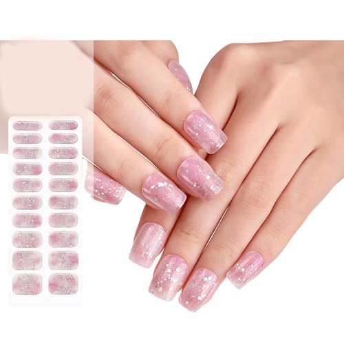 Modische Halbgehärtete Gel Nagelaufkleber Mit Sternmuster Geeignet Für Modebewusste Frauen von OAJABBGE