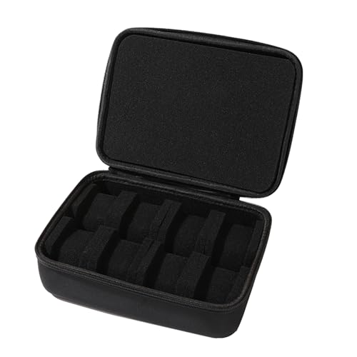 OAJABBGE 8 Slot Watch Organisatoren Fall Tragbarer Uhrenhalter Schwarzer Weicher Innerer Uhrenbox Für Speicher Männer Und Frauen Uhren Geeignet von OAJABBGE