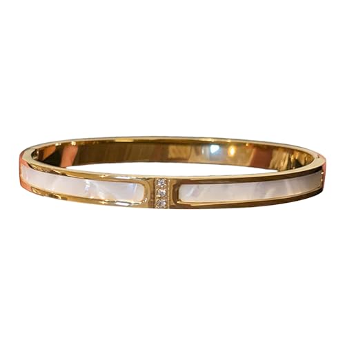 OAJABBGE Diamonds Manschettenstahl Legierung Schmuck Sichere Schließmechanismus Modische Unisex Accessoire Alltags Verschleiß Armband OAJABBGE Diamonds Manschettenstahl Legierung Schmuck Sichere Schließmechanismus Modische Unisex Accessoire Alltags Verschleiß Armband von OAJABBGE