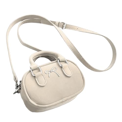 OAJABBGE Frauen Bowling Tasche Kleine Schulter Trendige Handtasche All Matching Boten Pendeln Einfache Crossbody Frauen Bowling Kleine Schulter Schöne Bögen Crossbody Pendeln von OAJABBGE