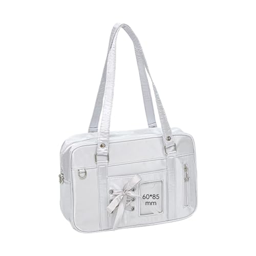 OAJABBGE Japanische Stile Itabag Schöne Umhängetasche Schnürung Crossbody Taschen Klare Boten Für Täglich Und Reisen Hübsches Itabag Mit Klarem Fenster Lässig Schulterschnüre Crossbody von OAJABBGE
