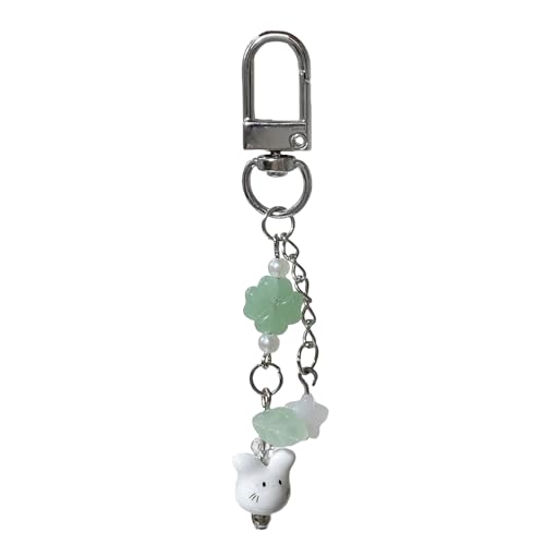 OAJABBGE Mehrzweck Handgefertigter Perlenkaninchen Charm Schöner Telefonband Stylish Accessoire Tragbar Für Modische Dekoration von OAJABBGE