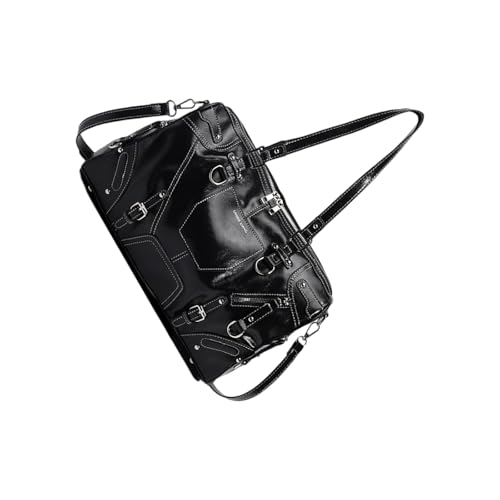 OAJABBGE Moderne Top Tasche Für Arbeit Reisen Ergonomische Design Schultertasche PU Leder Crossbody Geräumige Organisierte PU Ledereinkäufe von OAJABBGE