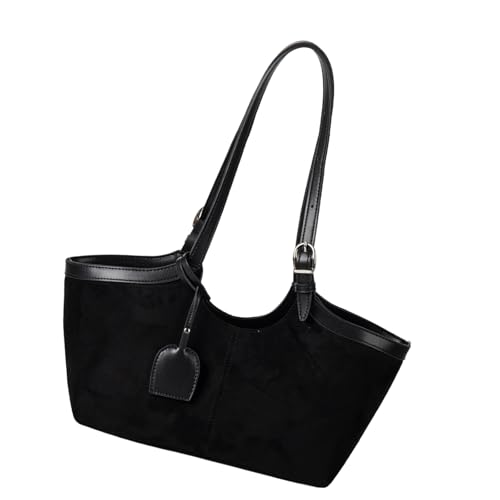 OAJABBGE Modische Retro Umhängetasche Geräumige Innenraumarbeit PUSS PUEL Leder Handtasche Wasserfeste Frauen Accessoire Elegante Pu Suedes Umhängetasche von OAJABBGE