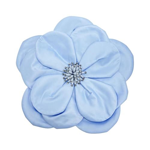 OAJABBGE Multi Layer Weichstoff Großer Blumenbrosche Stylish Brustpin Für Kleider Und Oberteile Floralförmige Corsage Party Accessoire OAJABBGE Multi Layer Weichstoff Großer Blumenbrosche Stylish Brustpin Für Kleider Und Oberteile Floralförmige Corsage Party Accessoire von OAJABBGE