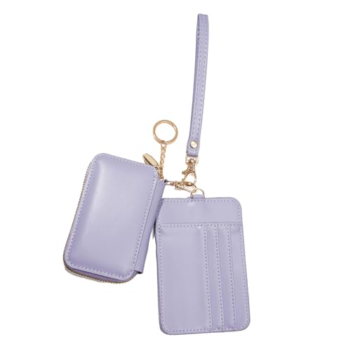 OAJABBGE Schlüsselbund Brieftasche Abnehmbare Duals Beutel Armband Brieftaschen Kartenhalter Tragbarer Minis Reißverschluss Um Kleine Münzgrundtasche Keychain Kartentialhalter von OAJABBGE