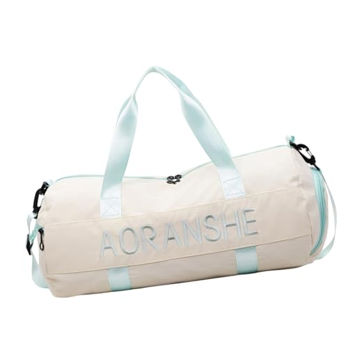 OAJABBGE Sports Fitness Tasche Für Frauen Mädchen Reisen Reisetaschen Leichtes Gewicht An Wochenenden Wasserresistent Über Nacht Taschen Reis von OAJABBGE
