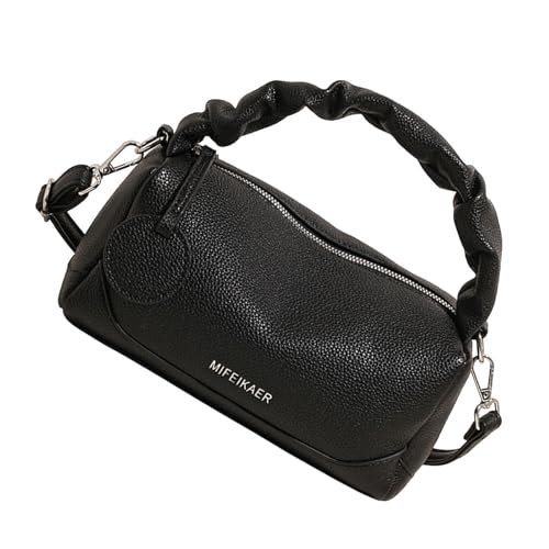 OAJABBGE Stilvolle Leder Crossbody Tasche Für Frauen Tte Schultertasche Mit Abnehmbarem Riemen Und Reißverschluss Schließung Lässiger Clutch Toted Reißverschluss Schulter Kunstleder Geldbörsen von OAJABBGE