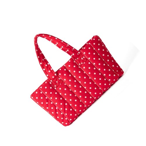 OAJABBGE Trendy Übergroßer Umhängetasche Mit Punktmuster Geräumige Handtasche Ergonomic Polyester Freizeit Für Den Täglichen Gebrauch Polyester Schulter von OAJABBGE