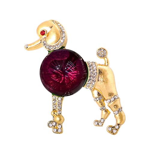 Sichere Klasze Pudelnadel Bequeme Materialien Schmuck Geschenk Für Frauen Männer Stilvolle Tierbrosche von OAJABBGE