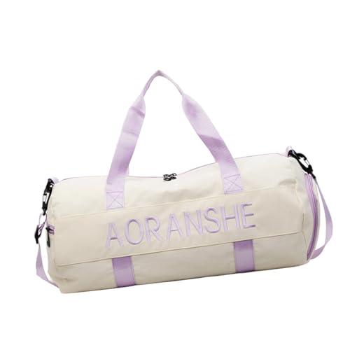 Sports Fitness Tasche Für Frauen Mädchen Reisen Reisetaschen Leichtes Gewicht An Wochenenden Wasserresistent Über Nacht Taschen Reis von OAJABBGE