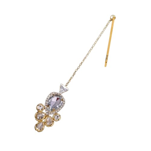 Strasssteine ​​Kristallhaarclip Schmuck Braut Modern Modern Blingbling Wassertropfen Wassertropfen Braut Hochzeitsfeier von OAJABBGE