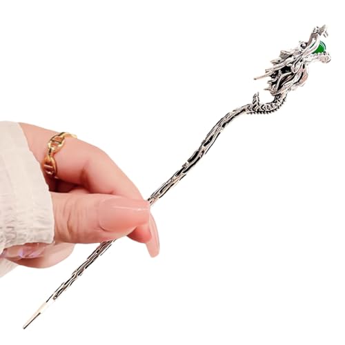 Vielseitige Hochzeitshaarstangen Kopfschmuck Trendy Dragon Form Cheongsam Haarnadel Für Frauen Urlaub Haar Accessoire von OAJABBGE