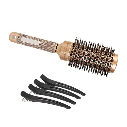 Vielseitiger Goldener Keramikkamm Für Frauen Mühelosen Gerader Und Lockiger Frisuren Haarstyling Werkzeug von OAJABBGE