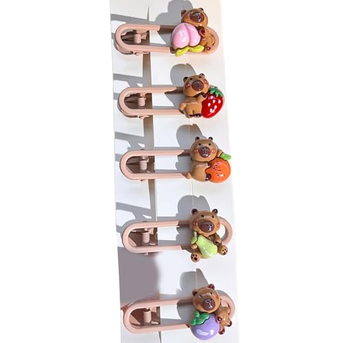 Zarte Capybaras Haarclip Schöne Haare Schmuck Fangen Prinzessin Barrettes Haarstyling Werkzeug Ornamente von OAJABBGE