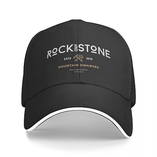 Basecap Deep Rock Galactic Rock und Stein Weiße Kappe Baseballkappe Baseballkappe Trucker-Hüte für Männer Damen von OAKITA