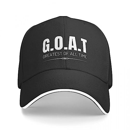 Basecap G O A T Greatest of All Time Cap Baseballkappe Streetwear Wandermütze Damenmütze Herren von OAKITA