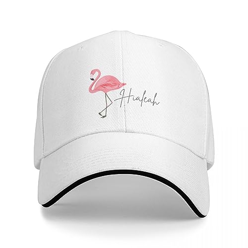 Basecap Hialeah Flamingo Hialeah Miami South Florida Flamingo Cap Baseballkappe Hip Hop Hüte Hut für Mann Damen von OAKITA